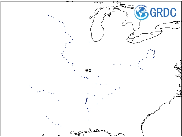 闸门线（美国陆军工程兵团 IENC）